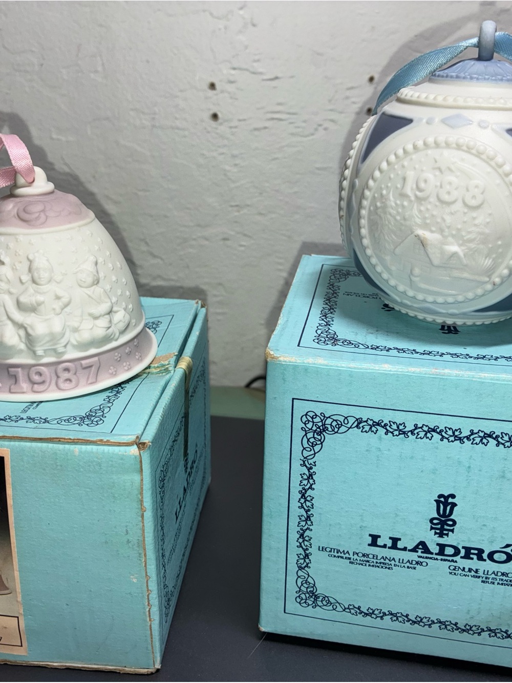 Lladro 1987 & 1988 ornaments